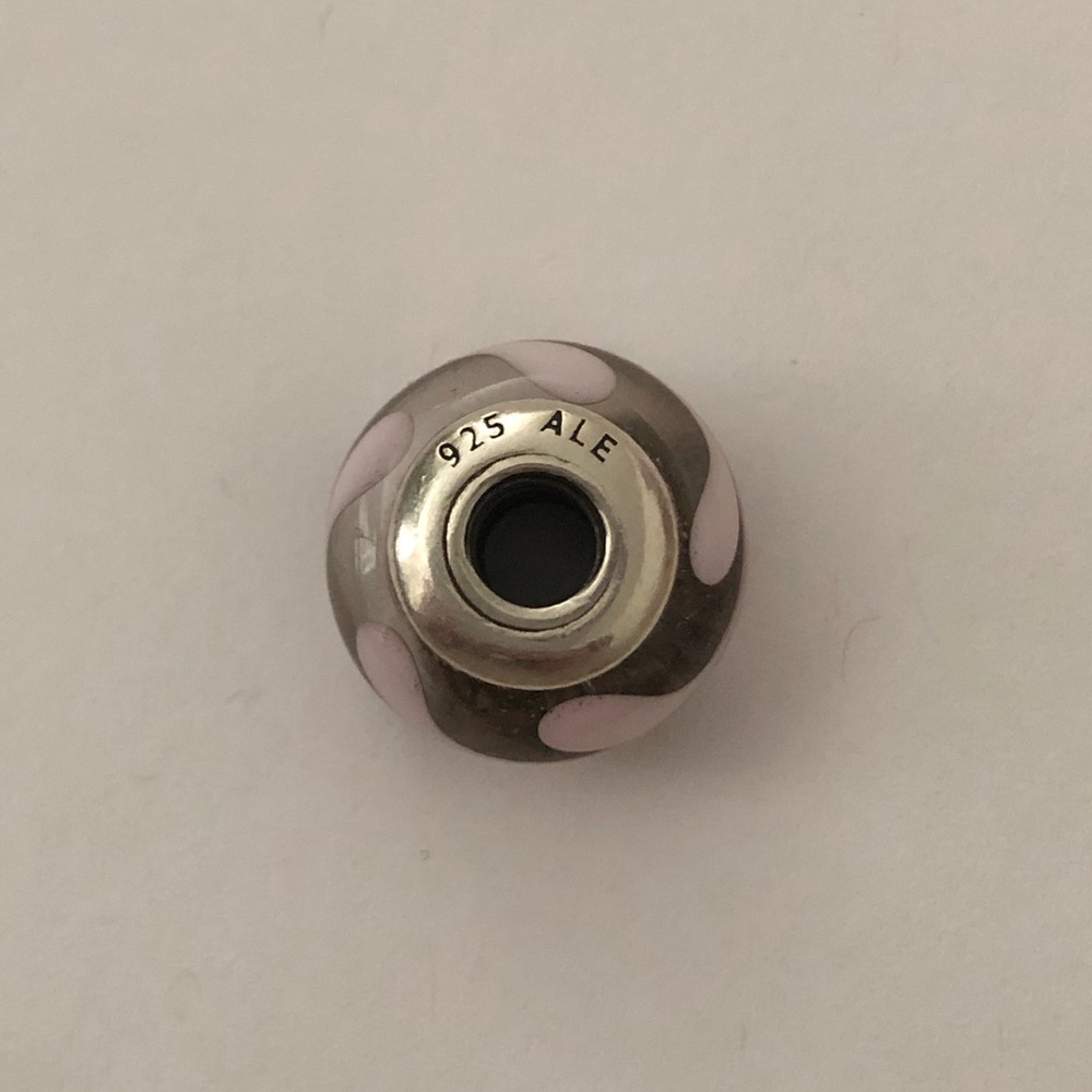 💕3/$70 Swirly Swirl Pink PANDORA 925 Charm - Picture 5 of 8
